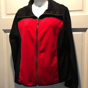 NWOT  Ralph Lauren L-RL Lauren Active zip front jacket.